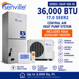 Senville SENDC Central Air Conditioner Heat Pump Systems
