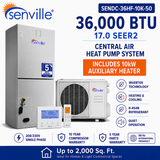 Senville SENDC Central Air Conditioner Heat Pump Systems