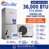 Senville SENDC Central Air Conditioner Heat Pump Systems