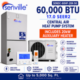 Senville SENDC Central Air Conditioner Heat Pump Systems