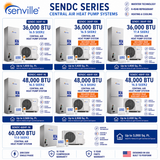 Senville SENDC Central Air Conditioner Heat Pump Systems