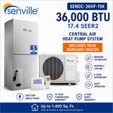 Senville SENDC Central Air Conditioner Heat Pump Systems