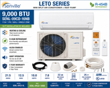 Senville LETO Series Wall‑Mounted Mini Split AC & Heat Pump