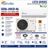 Senville LETO Series Wall‑Mounted Mini Split AC & Heat Pump