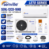 Senville LETO Series Wall‑Mounted Mini Split AC & Heat Pump