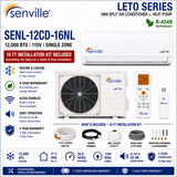 Senville LETO Series Wall‑Mounted Mini Split AC & Heat Pump