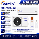 Senville LETO Series Wall‑Mounted Mini Split AC & Heat Pump