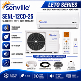 Senville LETO Series Wall‑Mounted Mini Split AC & Heat Pump