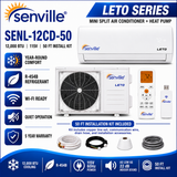 Senville LETO Series Wall‑Mounted Mini Split AC & Heat Pump