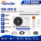 Senville LETO Series Wall‑Mounted Mini Split AC & Heat Pump