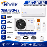 Senville LETO Series Wall‑Mounted Mini Split AC & Heat Pump