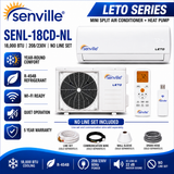 Senville LETO Series Wall‑Mounted Mini Split AC & Heat Pump