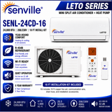 Senville LETO Series Wall‑Mounted Mini Split AC & Heat Pump