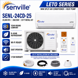 Senville LETO Series Wall‑Mounted Mini Split AC & Heat Pump