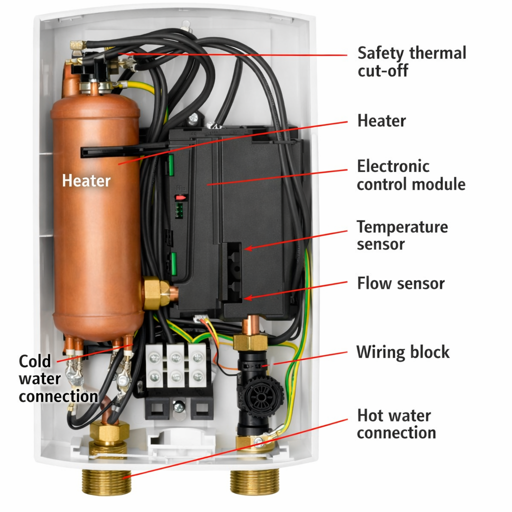 Stiebel Eltron DHC-E 8/10-2 Classic Single or Multi Point Electric Tankless Water Heaters