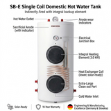 Stiebel Eltron SB 300 E Single Coil DHW Tanks with Integral Backup Heating Element