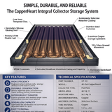 SunEarth Solar Collector 40 Gal Copper Heart
