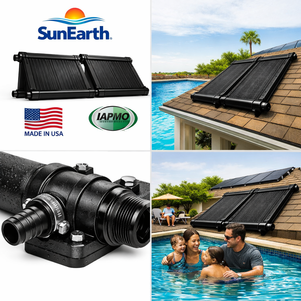 SunEarth OASIS  Pool Heating Plates (OP‑40, OP-48)