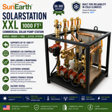 SunEarth SolarStation XXL Commercial Solar Pump Station – 1000 - 3000 ft² Glycol System