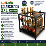 SunEarth SolarStation XXL Commercial Solar Pump Station – 1000 - 3000 ft² Glycol System