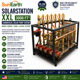 SunEarth SolarStation XXL Commercial Solar Pump Station – 1000 - 3000 ft² Glycol System