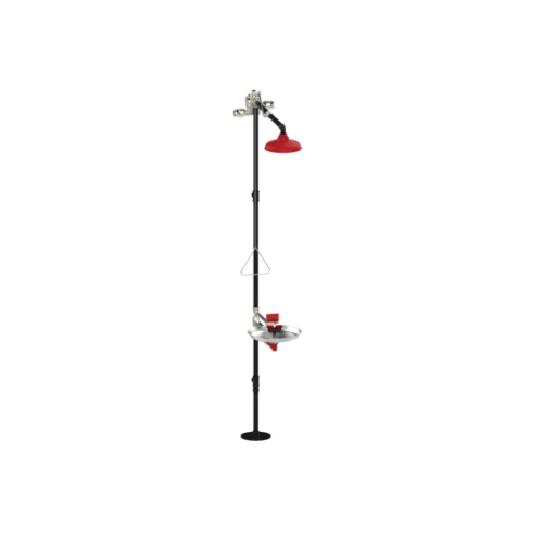 Stingray T5515 Floor Mounted Eye/Face Wash Fixture Barrier Free With Filter - Tepid to the Core