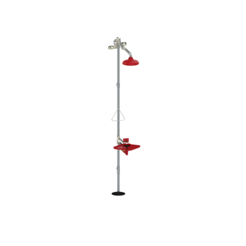 Stingray T5515 Floor Mounted Eye/Face Wash Fixture Barrier Free With Filter - Tepid to the Core