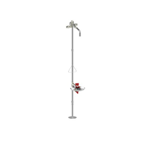 Stingray T5515 Floor Mounted Eye/Face Wash Fixture Barrier Free With Filter - Tepid to the Core