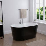 Nadia Black Freestanding Bathtub