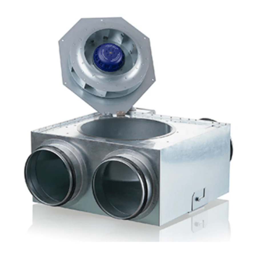 Vents VKP Series Two Inlet Inline Centrifugal fans