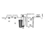 VIQUA UV Sterilizer - UV LIGHT, 12-18 GPM, VH410/2, 110-220V 60HZ, 3/4" FNPT, 1", VIQUA
