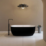 Jorimi-67-BLK Freestanding Bathtub