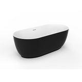 Jorimi-59-BLK Freestanding Bathtub