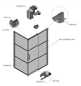 A&E Bath Leona Shower Kit