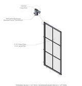 A&E Bath Leona 34 Walk In Shower Kit