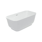 Mina-59-WHT Freestanding Bathtub