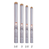 Gol Thin Submersible Pumps - 2" Submersible Pump 3wire 2SDM0.7/23 110V & 220V 60 Hz