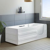 A&E Bath Nadine Left/Right Freestanding Walk-In Acrylic Bathtub