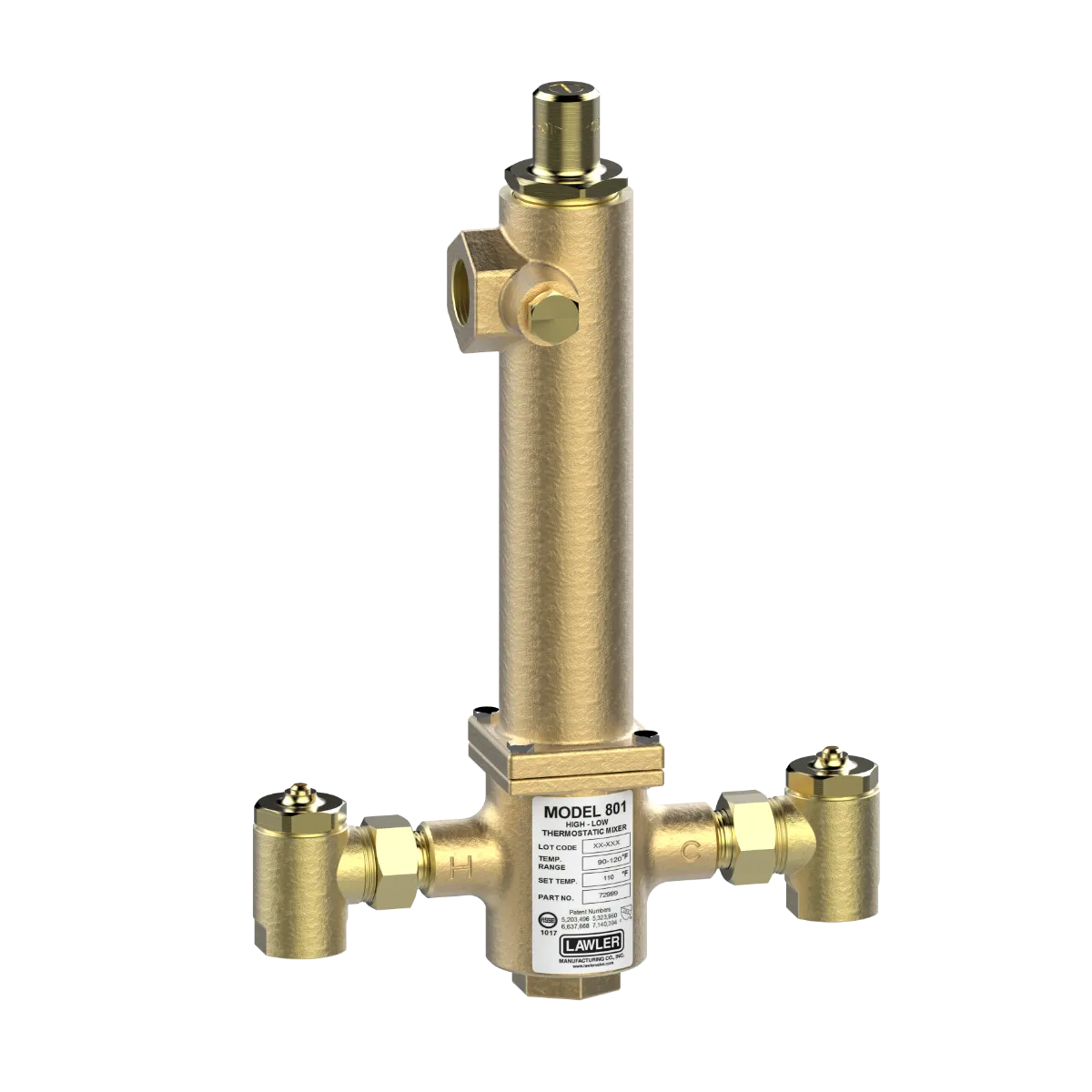 Lawler 72999-10 801 Standard High-Low Mixing Valves