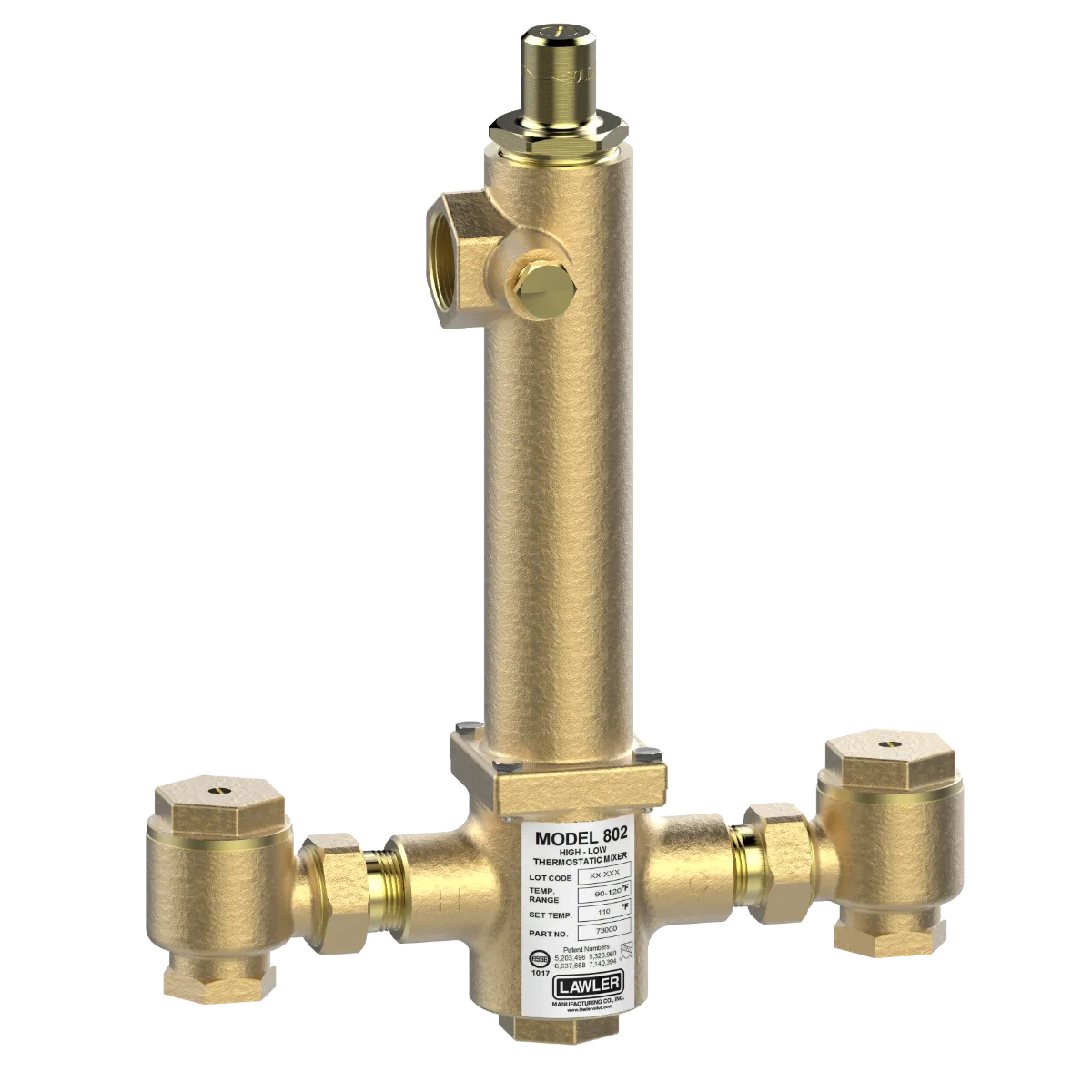 Lawler 73000-10 802 Standard High-Low Mixing Valves