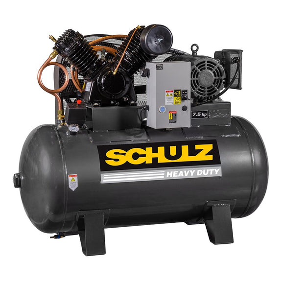 Schulz 7580HV30X-1 7.5 HP Piston Air Compressor 932.9347-0