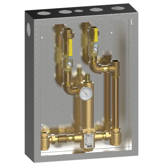 Lawler 86204 Cabinet With 803 High-Low Mixing Valves