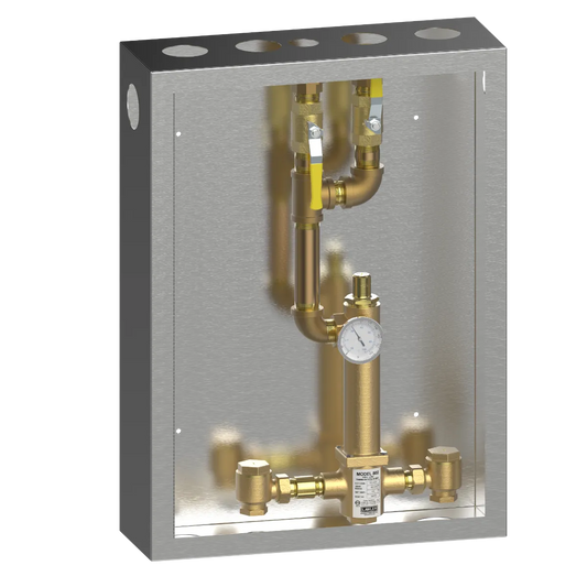 Lawler 86379 Cabinet With 802 High-Low Mixing Valves