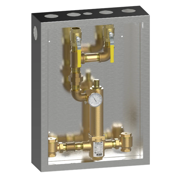 Lawler 86479 Cabinet With 803 High-Low Mixing Valves