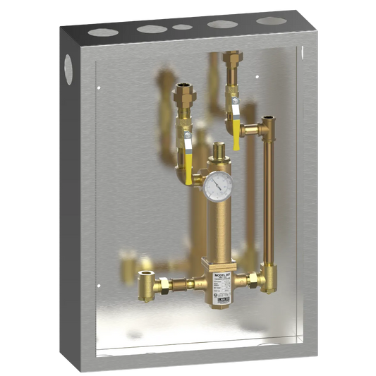 Lawler 86504 Cabinet With 801 High-Low Mixing Valves