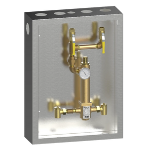 Lawler 86579 Cabinet With 801 High-Low Mixing Valves