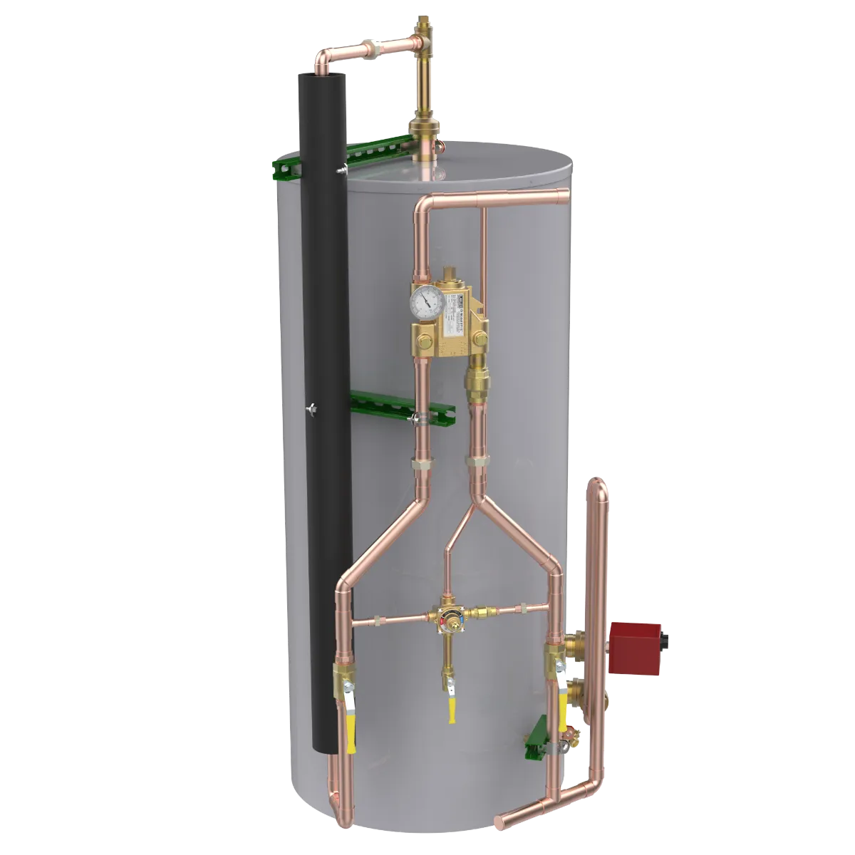 Lawler 911E-ETS Emergency Tempering System for Combination Emergency Shower and Eyewash Equipment